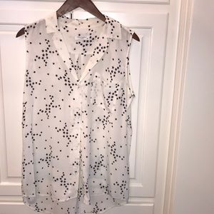 Equipment Star Tank Button Down. Size Medium
